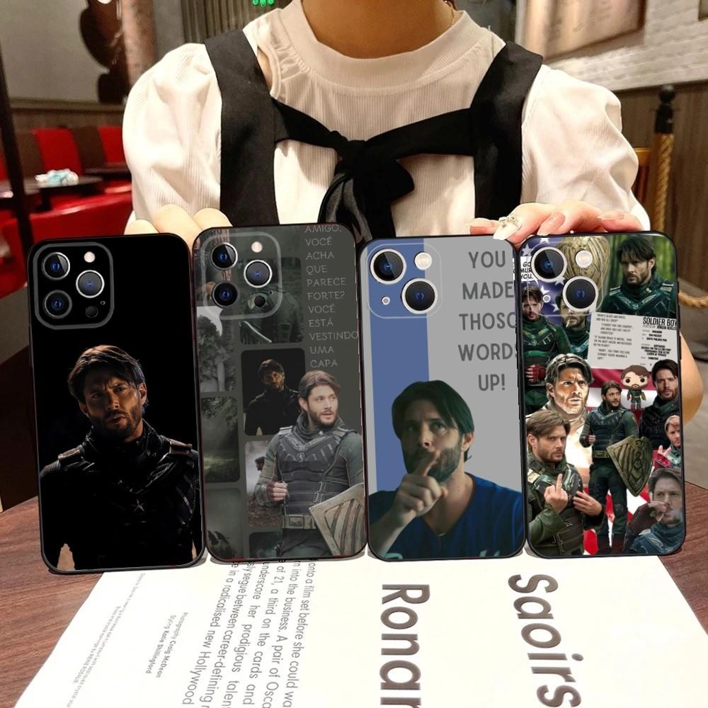 Soldier Boy The B-Boys Phone Case For iPhone 16,15,14,13,12,11,Pro,X,XS,Max,XR,Plus,Mini Black Soft Silicone Case