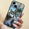 Wolf Pattern TPU Phone Case Suitable for iPhone 17 16 15 14 13 12 11 Pro/Max/Plus Anti Drop and Shockproof Back Cover