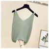 Ice Silk Women Tank Top Female Summer Loose Short Sleeveless Shirt Undershirt