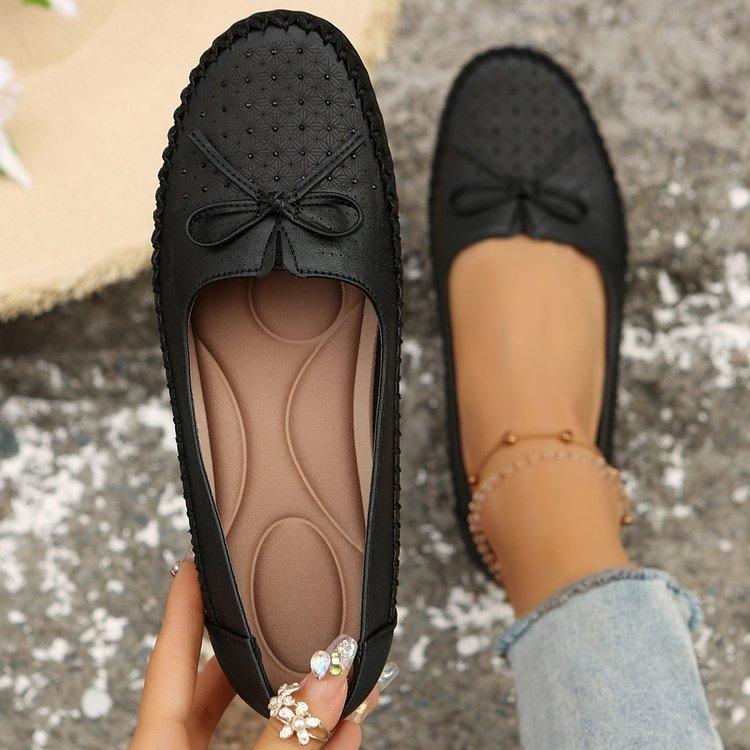 Women's Shoes Slip on Women's Flats Casual Round Toe Flat Shoes Women Breathable Loafers Shallow Comfort Shoes Ladies