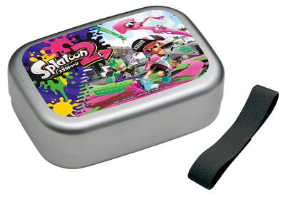 Children's Aluminum Lunch Box, 370ml, Splatoon 2 Design, Boys, Made In Japan, ALB5NV-A