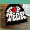 Knit Hat With Heart Letter Pattern For Winter Warmth Unisex Fashion Accessory