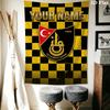 Name Custom Istanbulspor AS Wall Tapestry Aesthetic Wall Hanging Printed Fabric Blanket Decorative Tapestries for Bedroom Living Room Home Decor