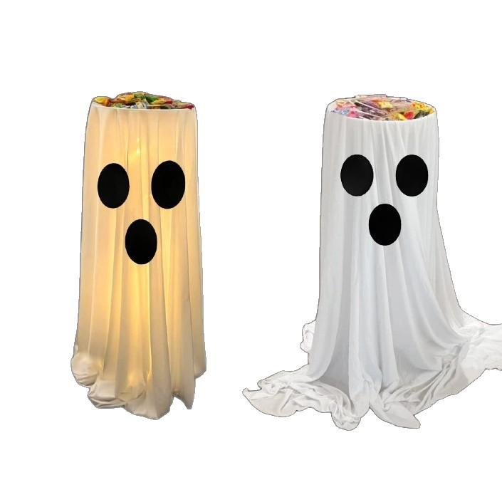 Neue Geist-Figur Süßigkeitenschale Halter, Außenbereich Haustür Dekorations-Ornament, Halloween Party Location Layout Dekoration