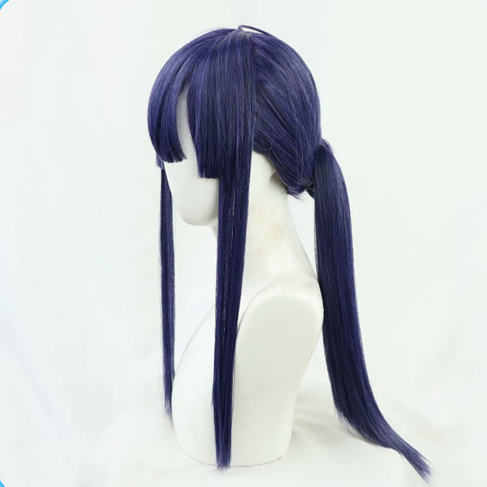 Cosplay Wig Featuring Kei Perfect for with a Special Net and Purple Heat-resistant Nagao, Disguise, Comb, (A)