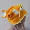 Adorable Clownfish Wool Crochet Hat - Cute & Cozy for Autumn/Winter