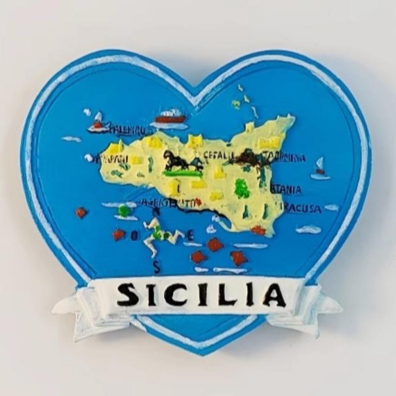 Italy Souvenirs Fairy Tale Sicily Fridge Stickers Wedding Gifts Circus Venice Pisa Fridge Magnets Home Decoration Wedding Gifts