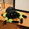Kawaii Cartoon Simulation Anime Forest Spider Stuffed Animal Plush Toy Children's Four Eyed Spider Handmade Doll Festival Gift