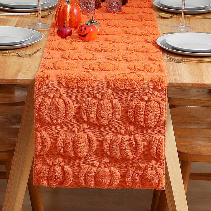 Halloween Table Runner, Holiday Kitchen Dining Table Decoration for Home Party Decor Halloween Table Runner Seasonal Tablecloths