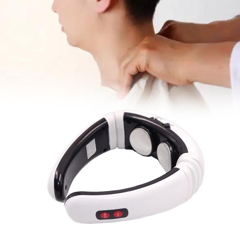 Pulse Cervical Electric Massager Shoulder Neck Therapy Device Pain Relief Tool