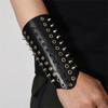 Victorian Arm Bracers With Metal Rivets Studs Wax Rope Laceup Design For Theme Occasion Halloween Party Dressingup Props