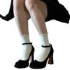 Fashion 2025 Summer New Women's Mary Janes Fashion Shallow Ankle Buckle Strap High Heels Fashion Elegant Party & Dress Pumps Women