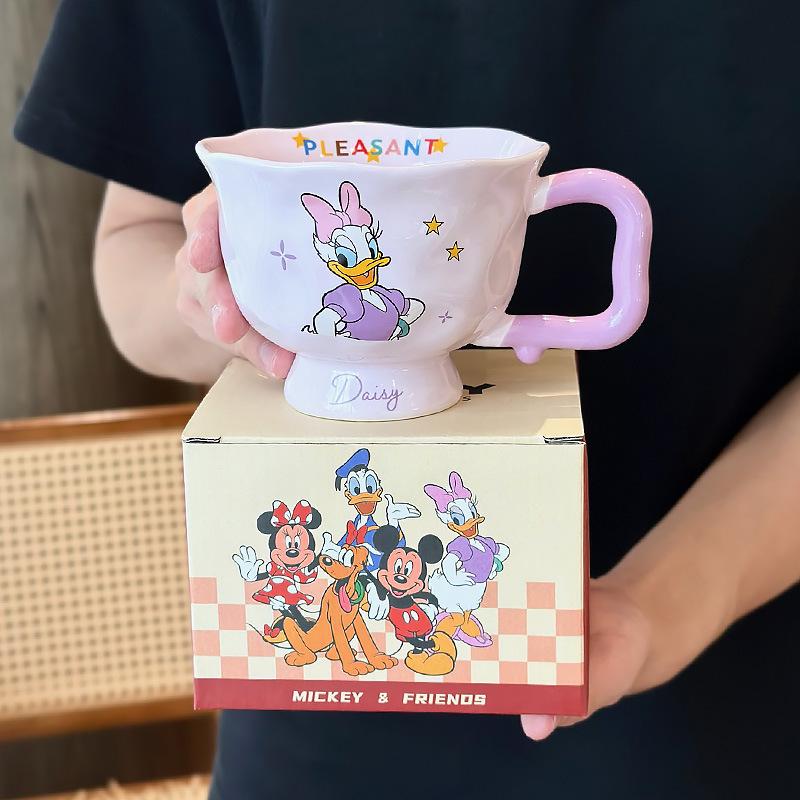 Mickey Mouse Ceramic Mug for Kids - Cute Coffee Cup for Home, Dorm, or Office 310ML