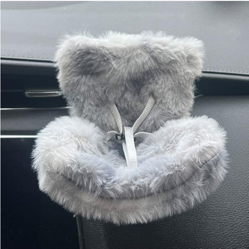 15-17cm Car Doll Seat For Labubu Doll Safety Seat Cute Doll Air Outlet Aromatherapy Decoration Car Interior Decoration