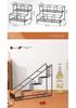 Morin Wrought Iron Four-Tier Syrup and Sauce Bottle Display Rack