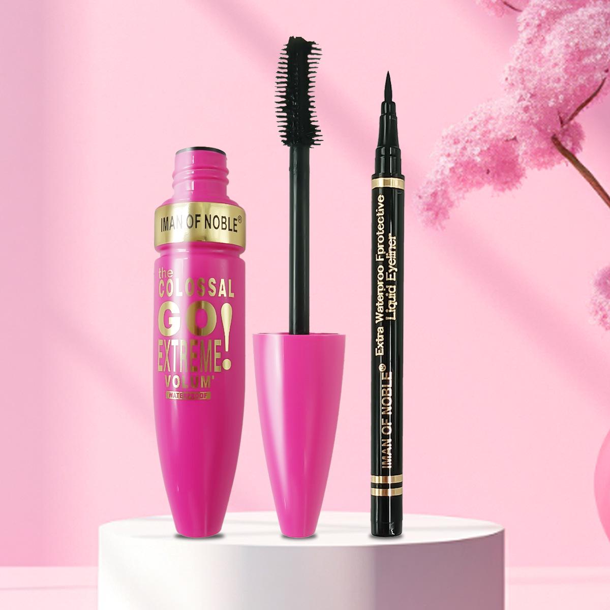 

Exclusive Eye Makeup Set: Waterproof, Smudge-Proof, Long-Lasting Eyeliner & Mascara