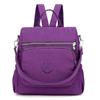 SURCHAR Nylon School Casual Shoulder Large Perfect for and Outdoor Purple Women's Backpack, Anti-theft, Waterproof, Lightweight, Bag, Bag, Handbag,