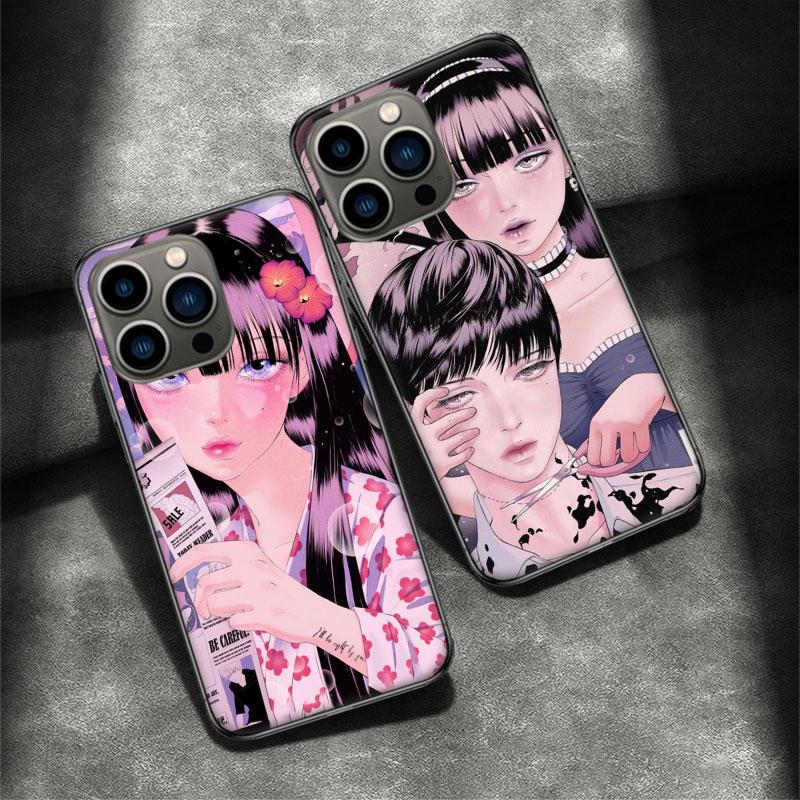 Shintaro Horror Cartoon Kago Phone Case For Apple Iphone 15 13 12 11 14 Pro Max Mini Cover SE 2020 X XS XR 8 7 6 6S Plus 5 5S Sh