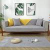 Washed Cotton Sofa Covers Universal for All Seasons Couch Mat Anti-slip Couch Protector Slipcover Removable Home Sofa Cushion