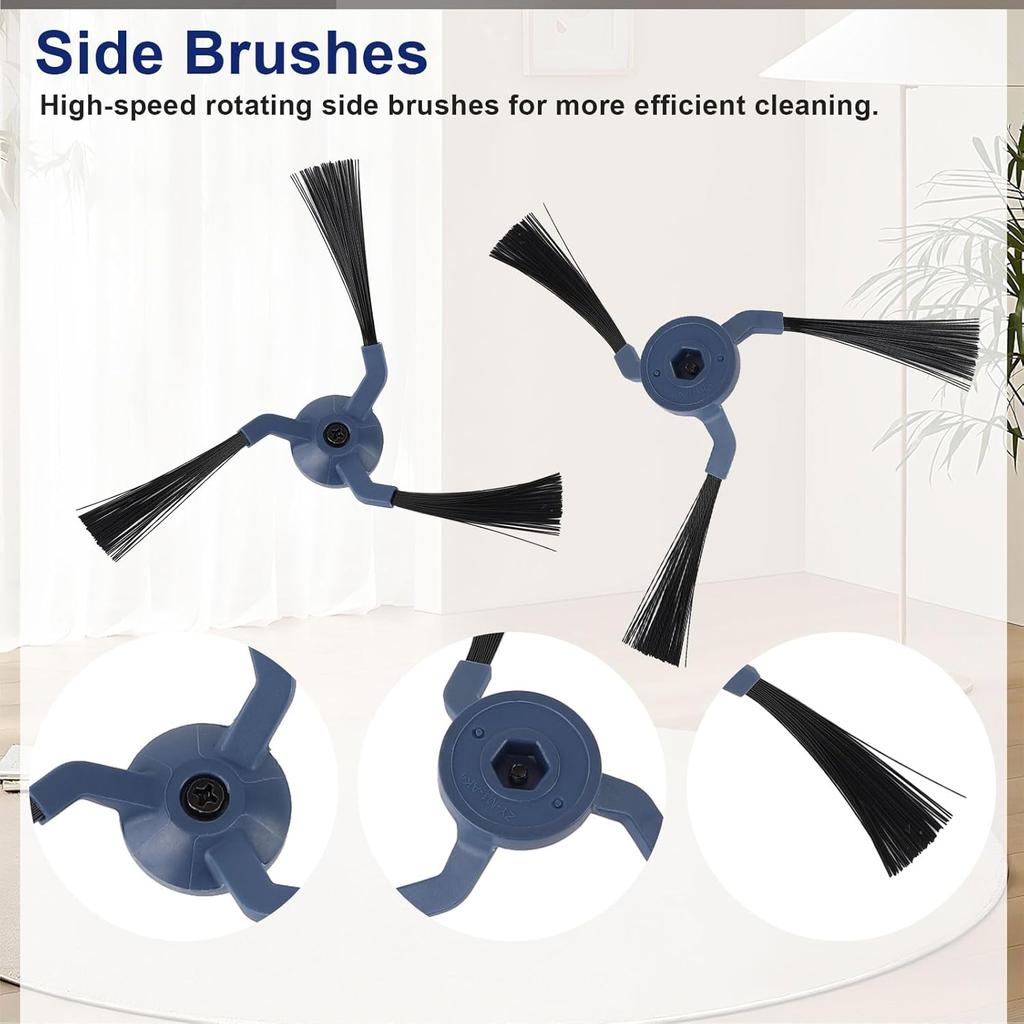 20 PCS Accessories for Eufy X10 Pro Omni Robot Vacuum, Replacement Parts Main Brush, Side Brush, Washable Filter, Mop Cloths, Dust Bag