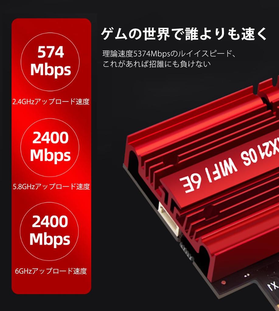 Karta sieciowa 6E PCIe Wireless LAN Bluetooth Intel AX210 Gaming Wifi Ultra Low Latency z uchwytem Windows 10 Windows 11 Kompatybilny z szybką siecią Wi-Fi