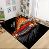 Custom Name Kitten Clown Balloon Theme Carpet Rug Customizable Soft Washable Anti-Slip Home Living Room Sofa Mats Personalized Rug. 0909106