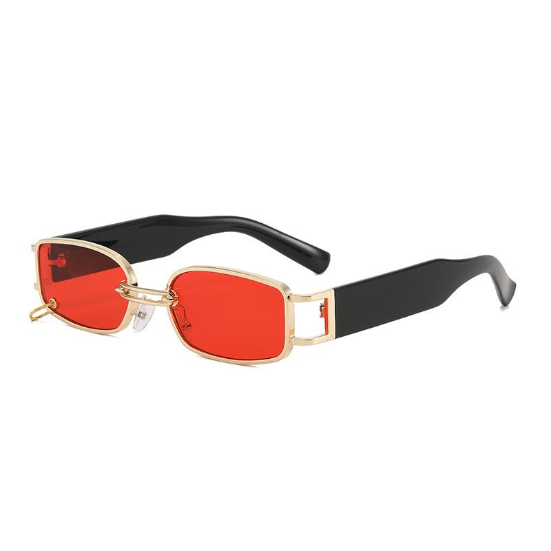 Trendy Small Rectangle Ladies Sun Glasses Glasses Designer Style Style Classic Rectangular Punk Sun Eyeglasses Men Shades Uv400 Clear Eyewear