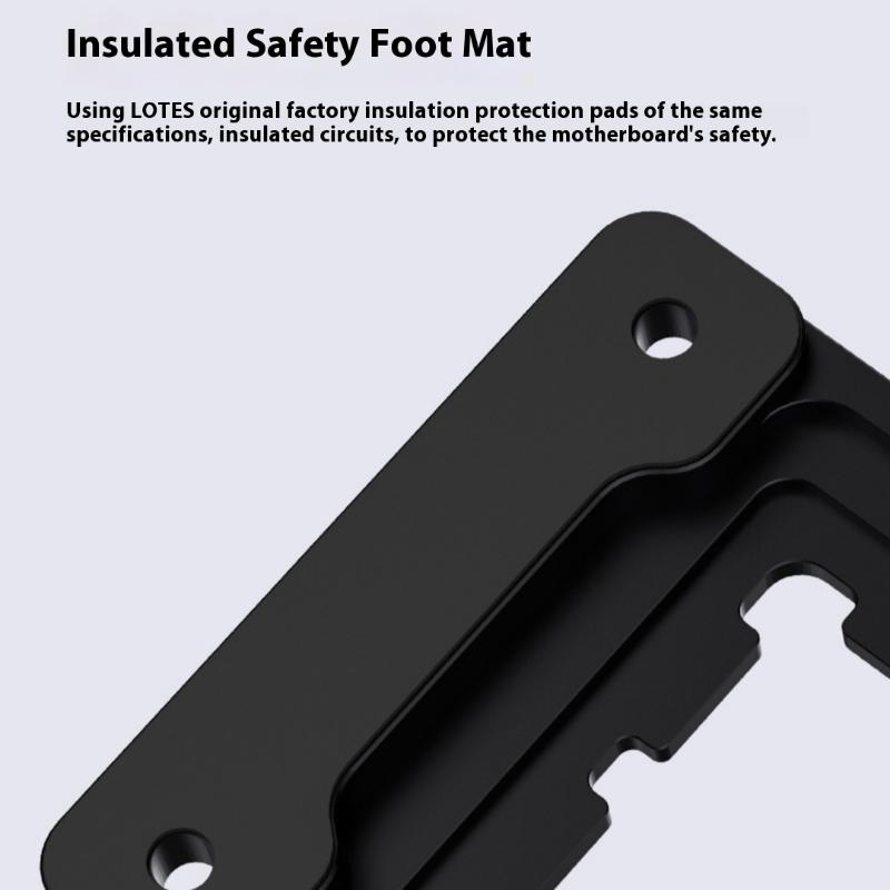 1 Set Black Amd Fastener Anti Bending Bracket Pressing Plate Cnc Aluminum Am5 Cpu Bending Corrector Frame