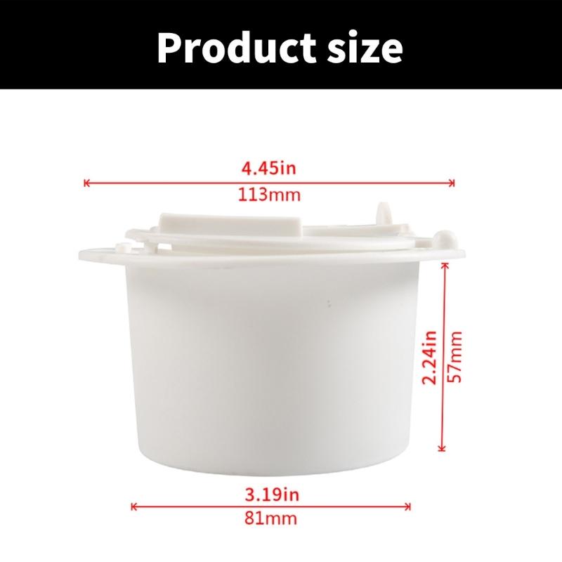 Circular Motorhome Electrical Wire Hatches Waterproof Electrical Wire Hatches Cable Entry Plate for Outdoor Vehicle Wiring