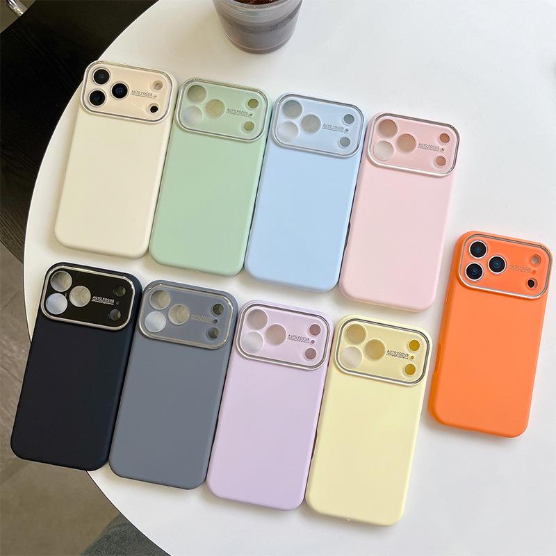 Compatible iPhone 17 Pro Max Liquid Silicone Case with Large Window and AI Button iPhone 17 Pro Max