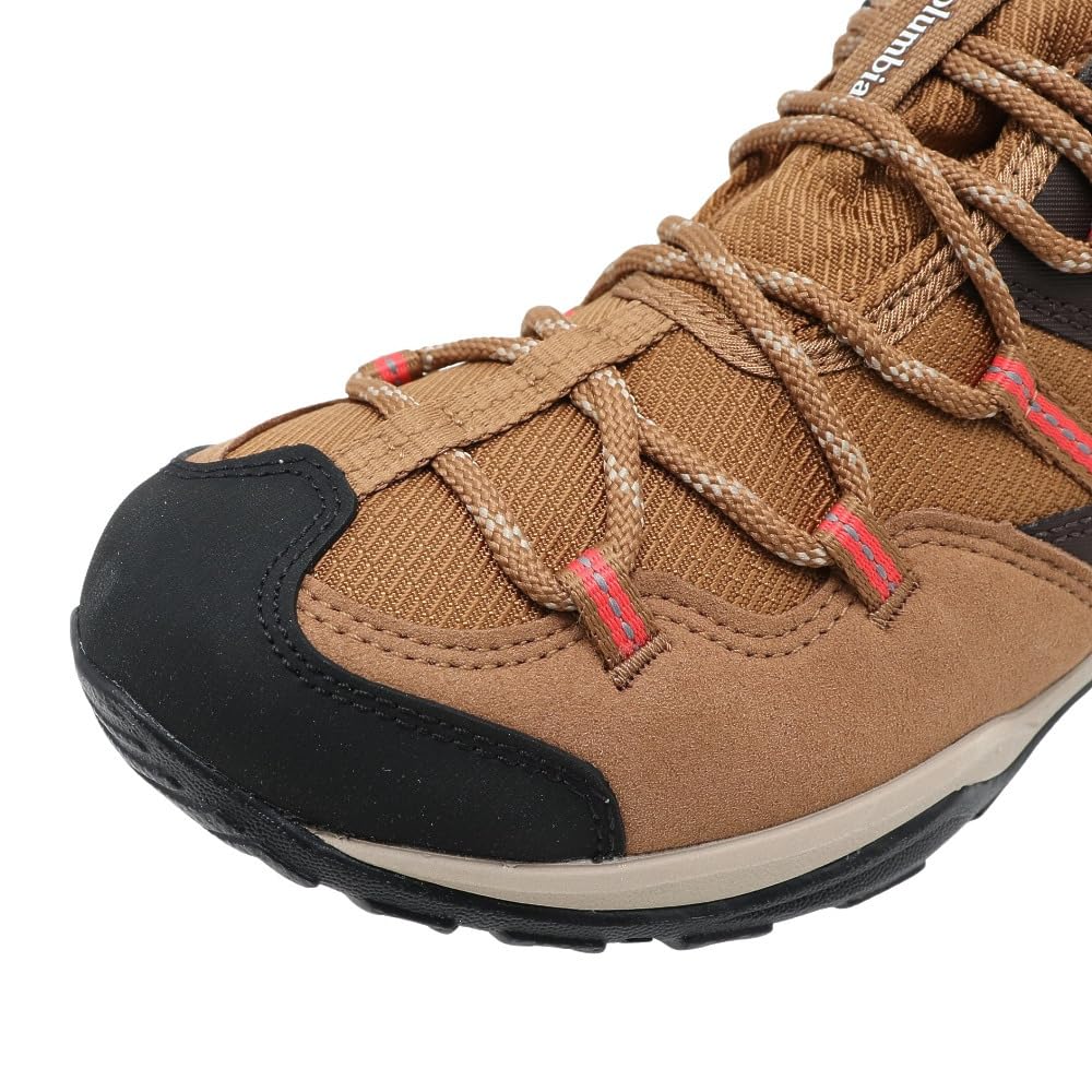 Columbia Saber Five Low OutDry Wide Trekking Shoes YK4134 287 Beige Waterproof Outdoor Hiking (Beige/26.0/Women's)