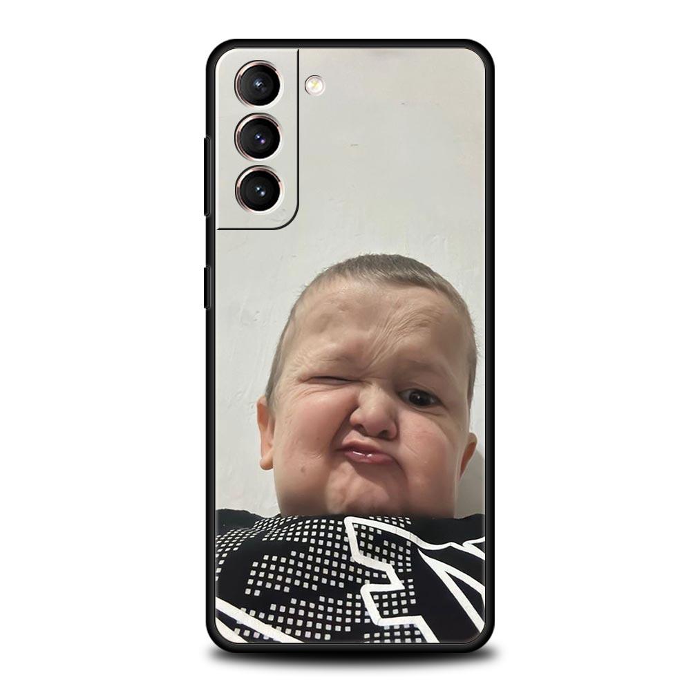 Phone Case For Samsung Galaxy S24 S23 Ultra S22 S21 S20 FE 5G S10 S10E S9 Plus S8 Soft Silicone Black Cover Funny Hasbulla