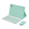 Color Square Leather Case with Bluetooth Keyboard & Pen Slot for Xiaomi Pad 5/5 Pro