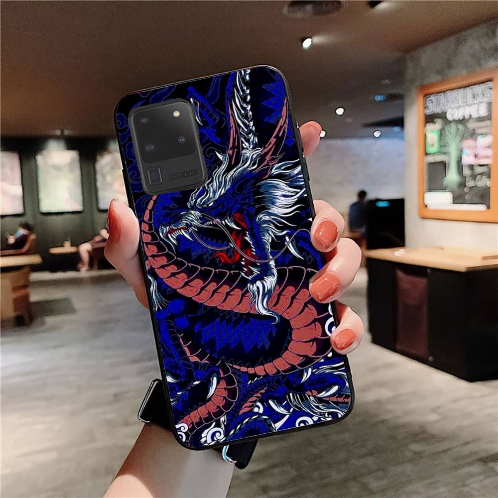 Chinese Dragon Phone Case For Samsung S 24 Fe 25 Ultra Plus 20 Lite 21 30 22 23 24 22 Ultra 5G Fundas