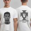Cristiano Ronaldo Neymar Lionel Messi Superstar del Calcio Ritratto Stampato T-shirt Uomo Donna Cotone Ampia Casual Manica Corta T-shirt