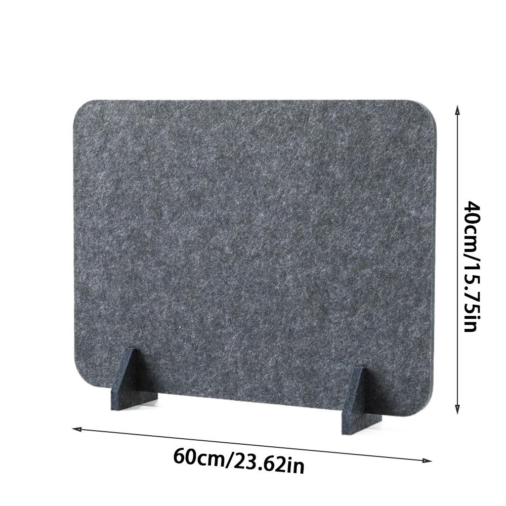 40x60cm Desk Screen Felt Baffle Anti-foam Sound-absorbing Partition Board Student Desk Polyester Fiber Isolation Board