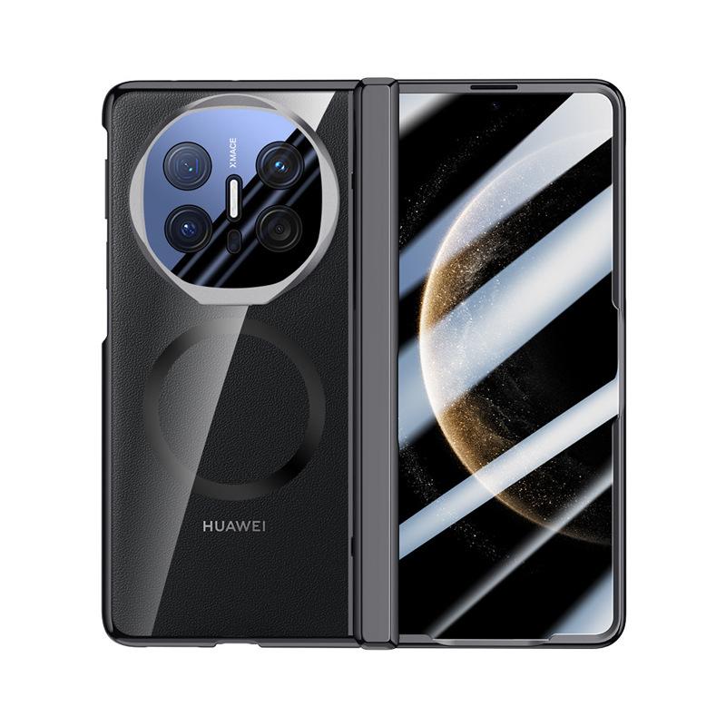 This Anti-drop Cover Is Suitable for The Magnetic Attraction Bracket of The Middle Axis Spring Hinge of The Huawei MateX6 Phone Case Film