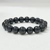 Men’s Agate Beaded Bracelet Natural Stone 12mm Round Beads Stretch Bangle Semi-Precious Gemstone DIY Jewelry Gifts