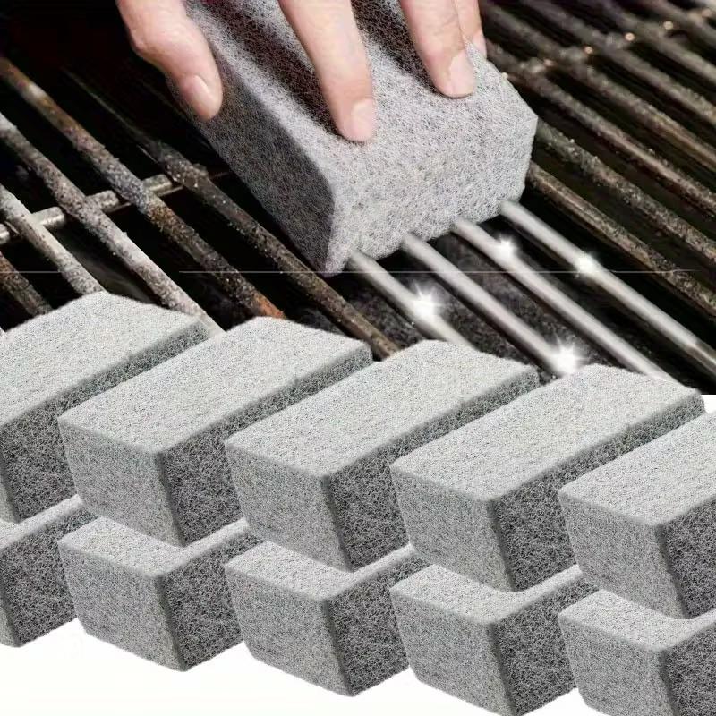 1 Stück Grillreinigungstein Grill Schaum Glasreinigung Stein Bimsstein Ziegelstein Grill Außenküche Grillwerkzeuge