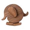 Yousheng Bunny Ornament Nordic Style Handmade Walking Wooden Animal Statue Anti-Deformation Home Office Classroom