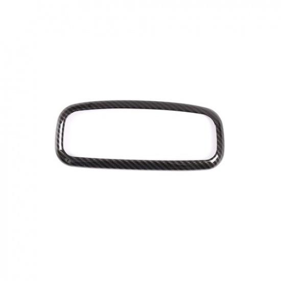 ABS Carbon Rear Overhead Light Frame Trim Fit For Ford Ranger T7 T8 2015-21