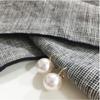 ARTRIA Pearl-E Titanium Needle Earrings HNJEATT0002WHF