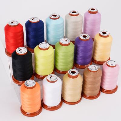 15-Color Household Sewing Thread Hand-sewn Small Thread Thin Thread Two-strand Set 1100 Yards High-speed Polyester Thread 402 Sewing Thread