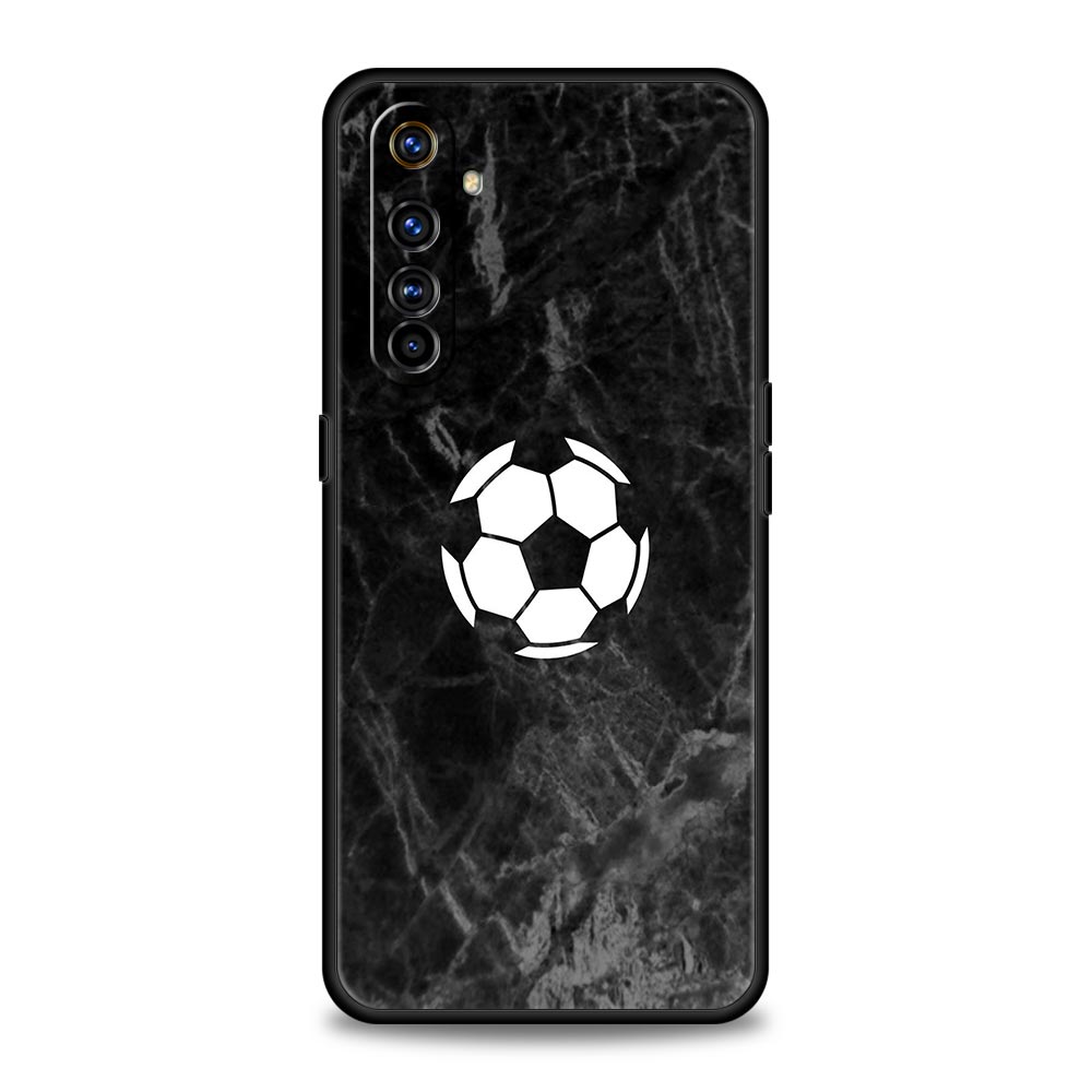 For Realme GT Neo 2 3 3T 5 Phone Case 12 11 5G 10 9 8 5G 7 6 GT5 GT3 GT2 Pro C21 C11 C25 C35 Cover Football Passion Soccer Ball