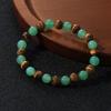 Tiger's Eye Stone Green Bracelet Women's Jewelry Handmade Beaded Bracelet with Hanfu