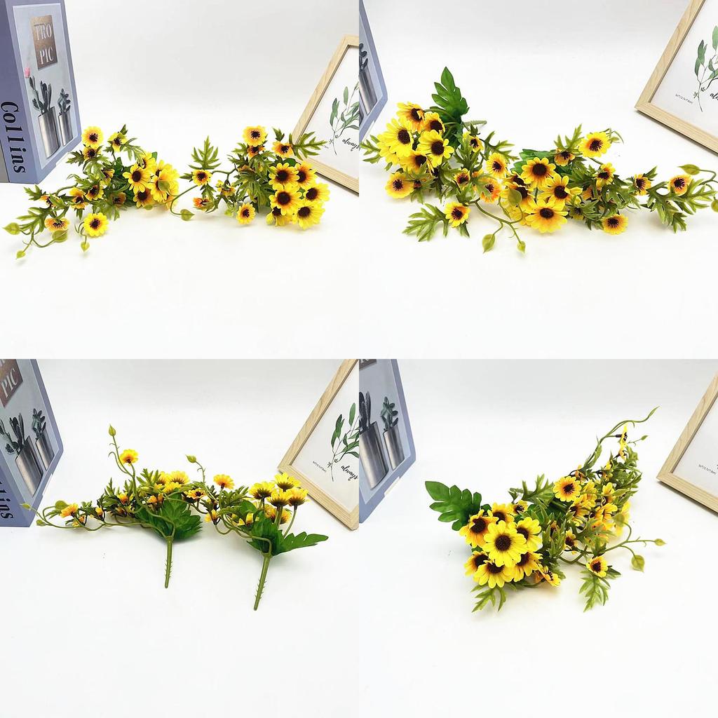 Decor Sunflower Faux Event Photography Props Wedding Party Home Gift Ornament