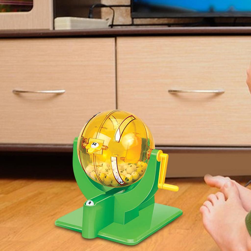 Lotto Game Lottery Machine Funny Novelty Sturdy Unique Number Picking Bingo Set for