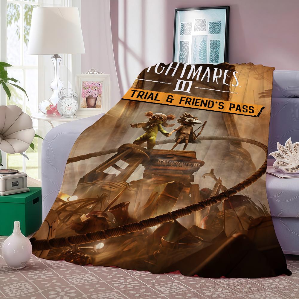Adventure games L Little Nightmares 3 Blanket For Sofa Office Bed Plane Travel Sleep Read Relax Camping Soft And Warm
