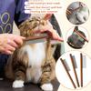 Pet Comb, Wood Handle, Single Flea Comb, Dog Grooming Comb, Lice Removal Long Needle Comb