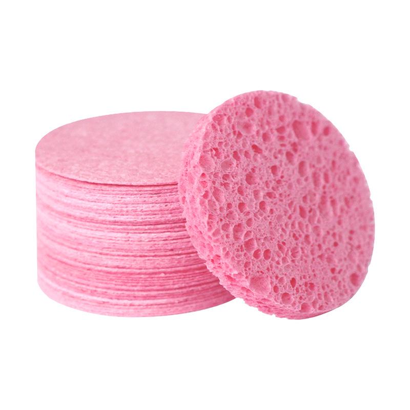 Compressed Wood Pulp Kitchen Sponge - Expanding, Non-Stick, Oil-Resistant Dishwashing Sponge